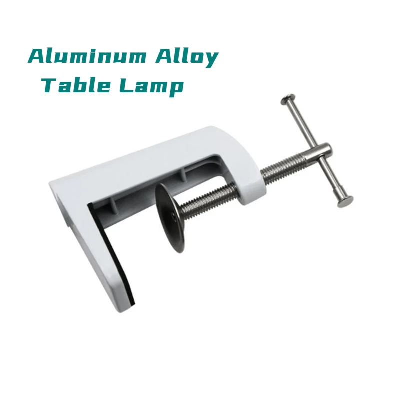 1pc Aluminum Alloy Table Lamp Cantilever Bracket Clamp Stand Microphone Light Holder with Non-slip Lights Lighting Accessories