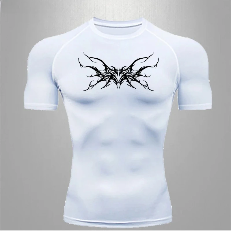 Man Compression T shirt Gym Fitness Training Running Quick Drying Sports Shirt Summer Shaping Slimming Comfortable Men T shirts