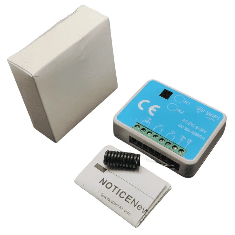 2CH universele RX multi-frequentie 280-868MHz WIFI garagedeur afstandsbediening ontvanger