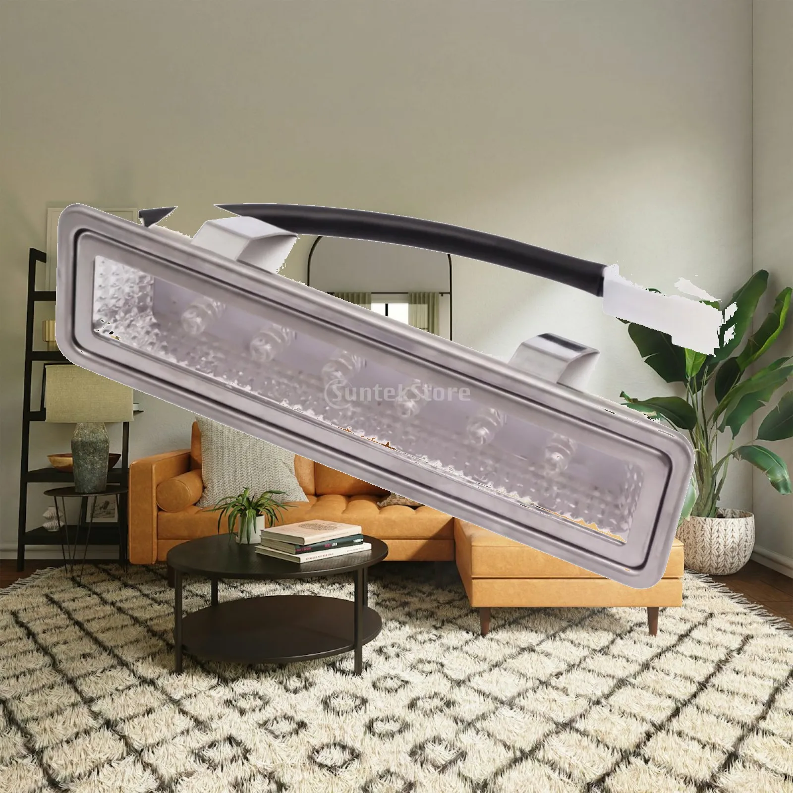 Range Hood Led Lights Replacement 12V 1.5W Compact Rectangle Cooker Lamp Lighting Fixture for Range Hood for Kitchen