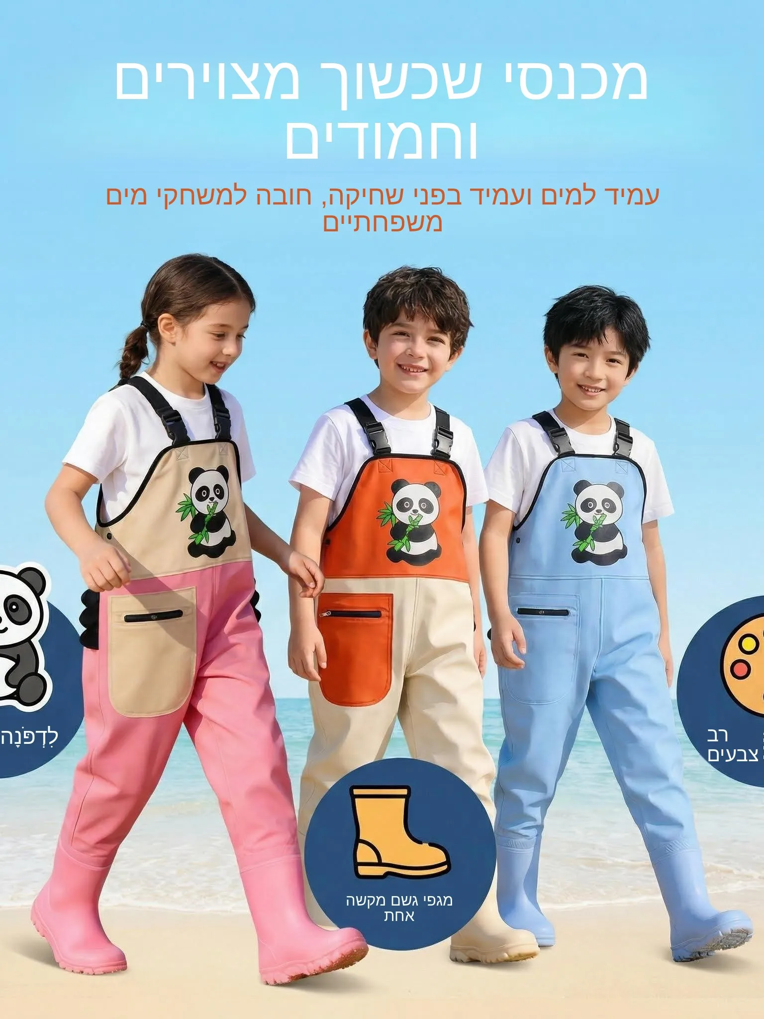 children's-waterproof-overall-rain-boots-beach-fishing-clothes-unisex-toddler-kindergarten-rain-pants-long-style-fishing-suit