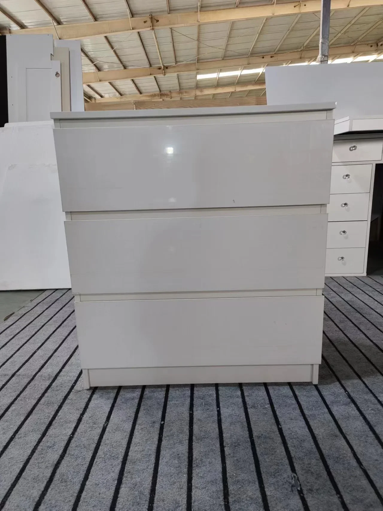 3/4/ 5 Drawers Air Gap Handle Chest Of Drawers With Wheels