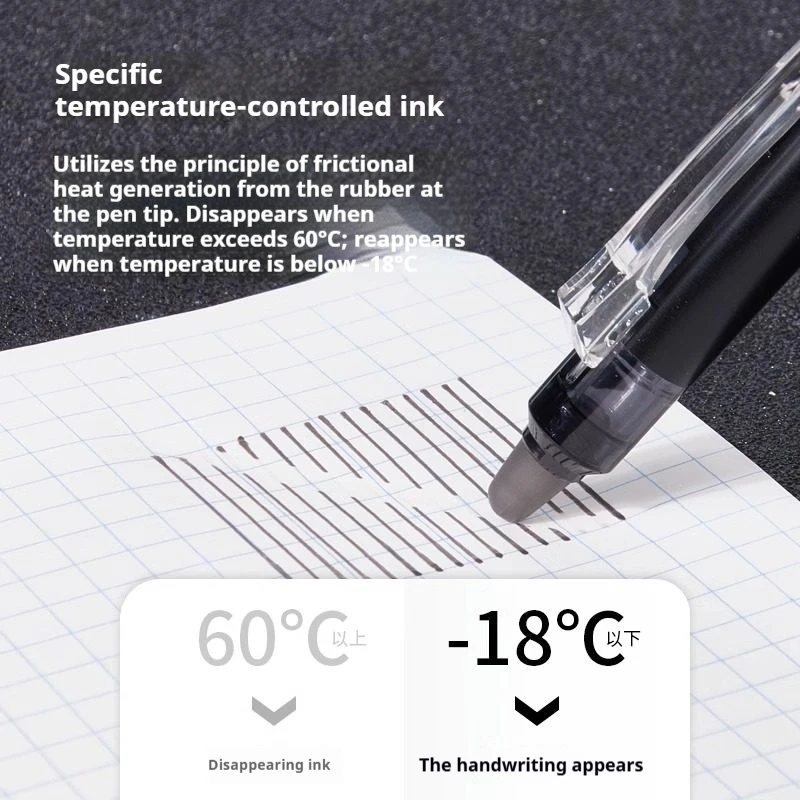 Japan PILOT Colored Erasable Pen Frixion 0.5mm Click Temperature-Sensitive Gel Pen Journaling Sketching Drafting Drawing Gadget view 4
