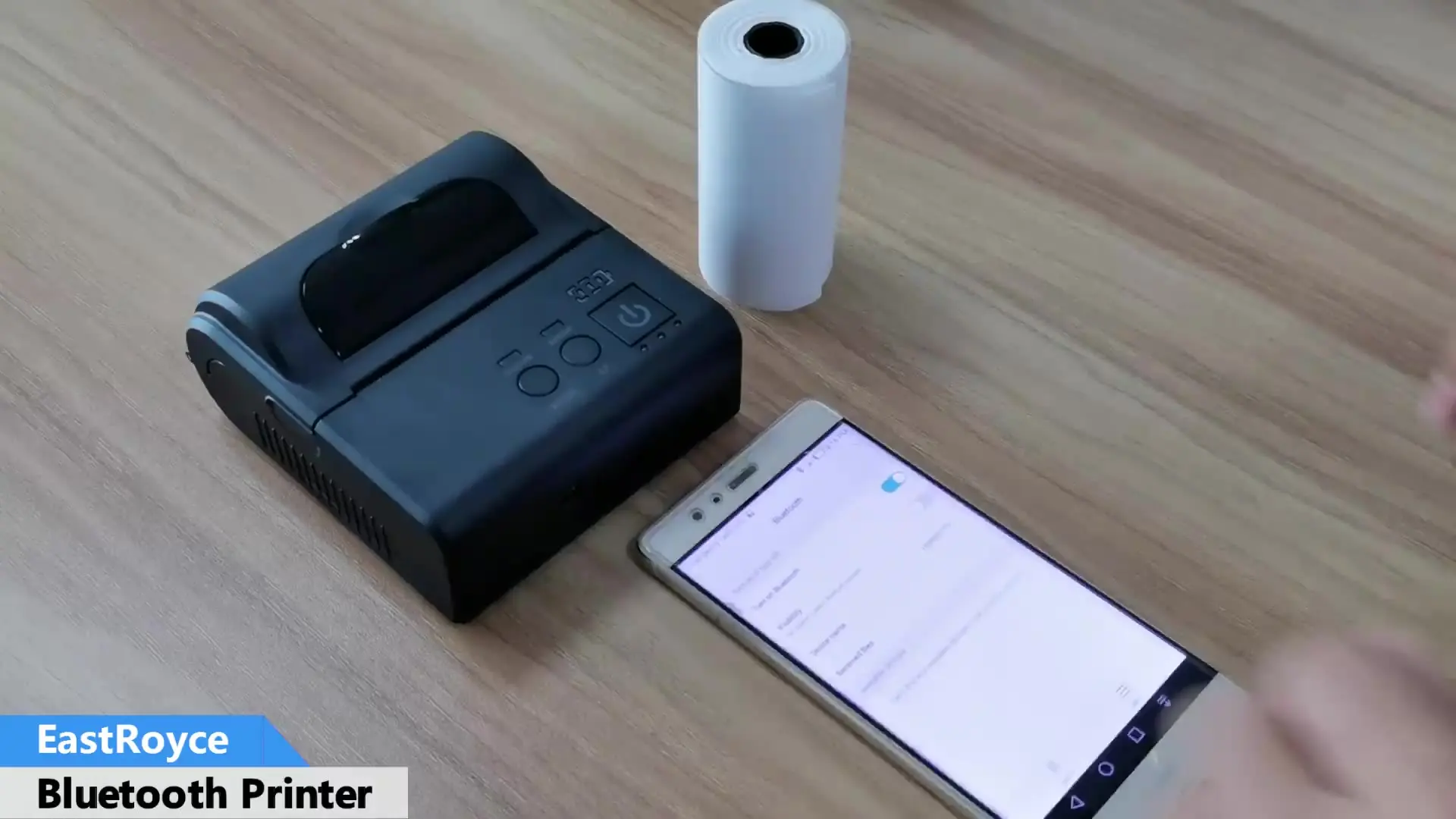 ER-80B2W Pocket Mini Handheld Android Bluetooths Wireless Portable Receipt Bill Ticket Printer