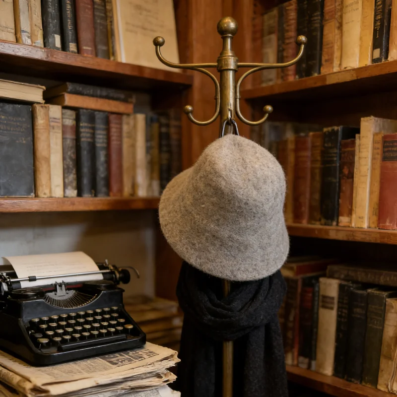 

Японские минималистичные шерстяные рыбацкие шапки, осенне-зимняя шерстяная панама, женская винтажная универсальная кепка, весенняя фетровая шляпа, складная