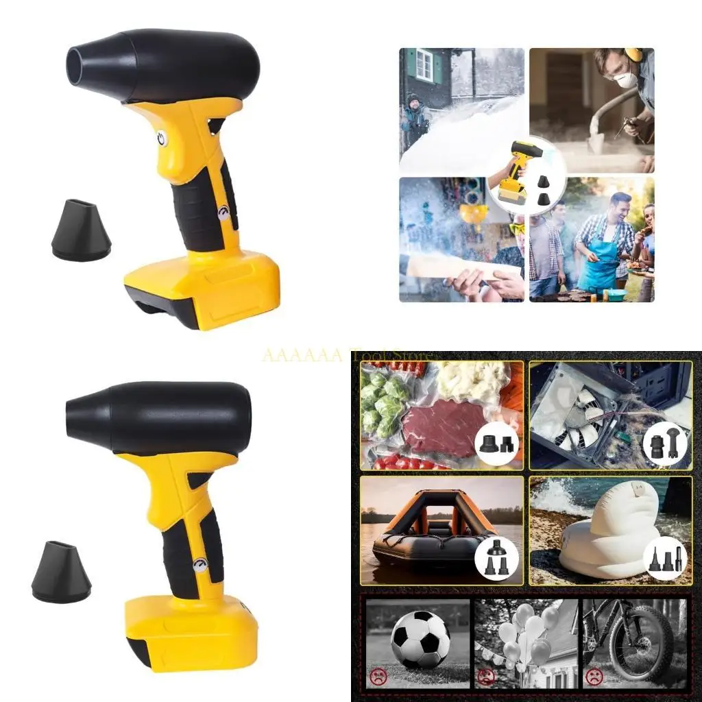 

A2BE Аккумуляторная воздуходувка для аккумулятора, электрическая воздуходувка, бесщеточный двигатель, 4 ручки с переменной