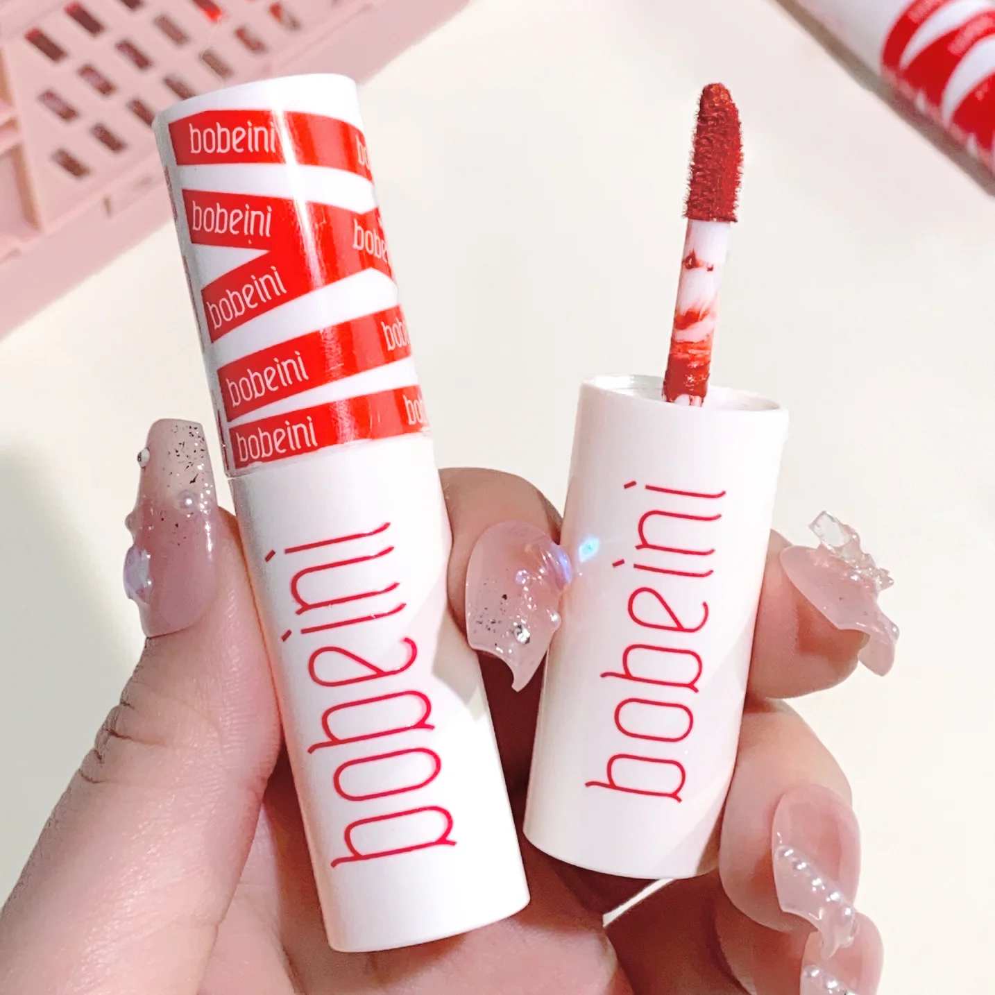 Lucidalabbra opaco in velluto 8 colori smalto per labbra antiaderente naturale sexy a lunga durata che non sbiadisce