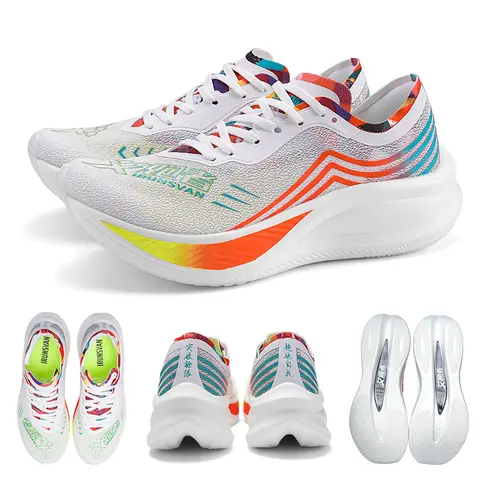IRUNSVAN Professional Running Shoes Man Nylon Carbon Plate Athletic Training Sport Shoes Outdoor Non-slip Original Sneakers