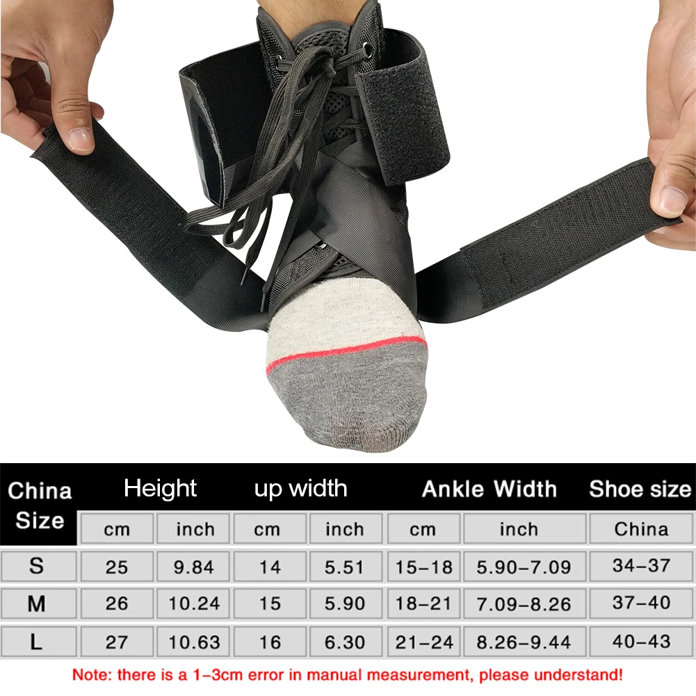 1 PCS Ankle Braces Bandage Basketball Football Ankle Brace Compression Strap Ankle Protector Prevent Sprains Foot Correction