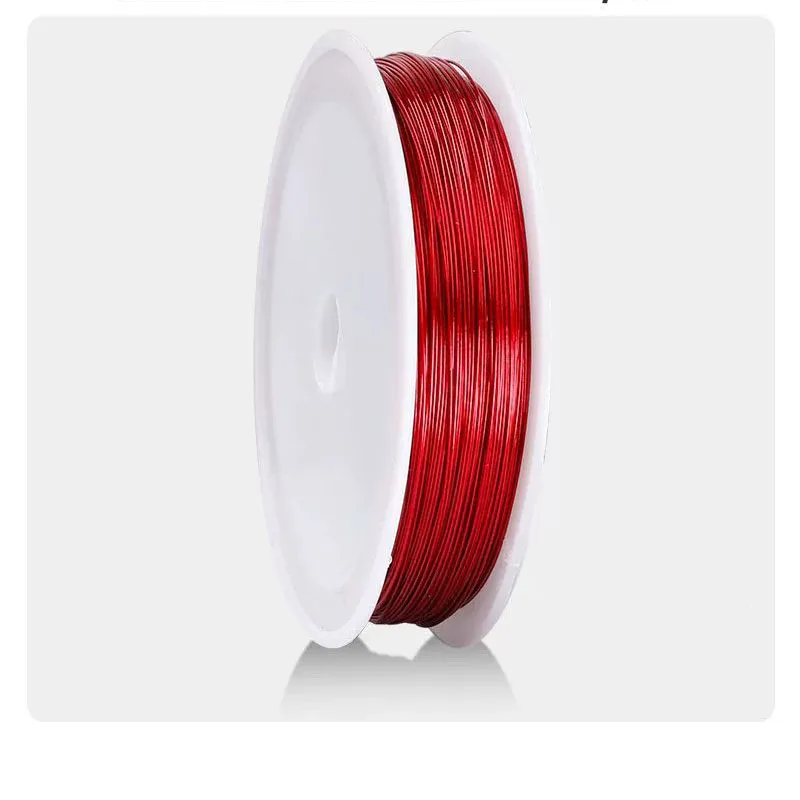 10 kleuren 50 meter sieraden ambachtelijke koperdraad voor DIY bloem kralen ketting armband maken cadeauverpakking tuin ambachtelijke benodigdheden