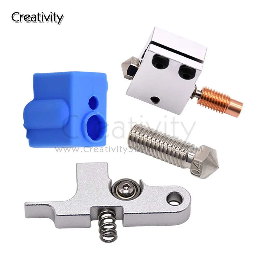 Creativity Upgrade Sidewinder X1 Titan Extruder Parts Titan Extruder Idler Arm Bimetal pipe For 1.75mm Package T-volcano Nozzle