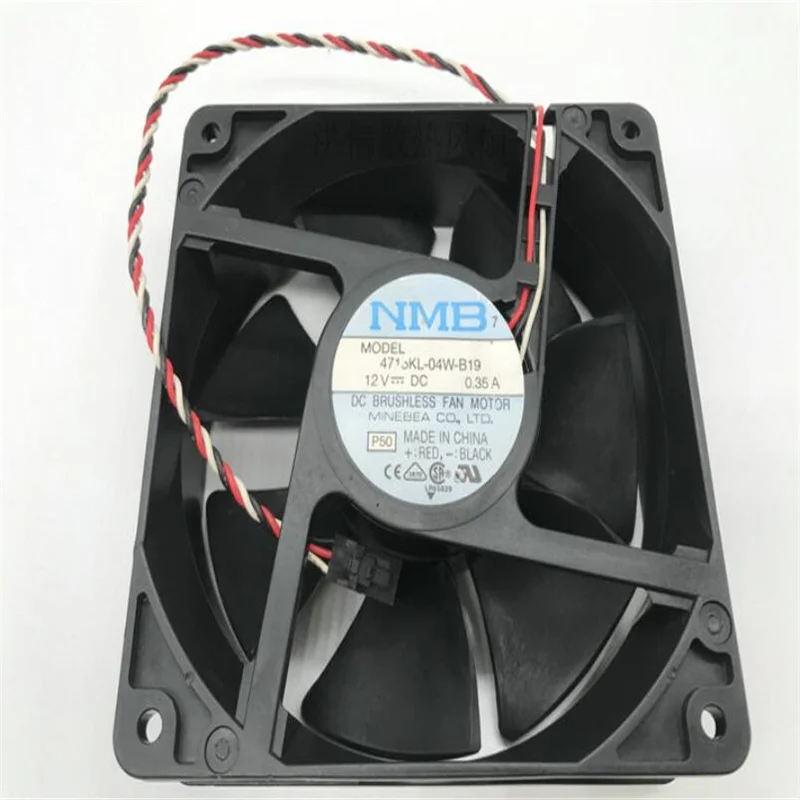 

Original NMB 12038 4715KL-04W-B19 12V 0.35a 3-wire fan