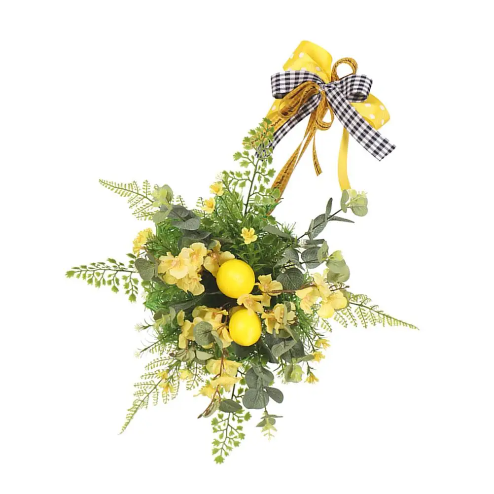 

Artificial Flower Decoration Wreath Fine Craftsmanship Home Hanging Creative Garland Door Wedding Foam Fake Flower Hanging Decor