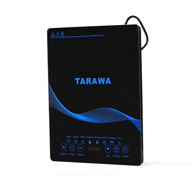 Household Appliances New Design High Quality Electric Touch square Induction Cooker 2200w for Home Appliances