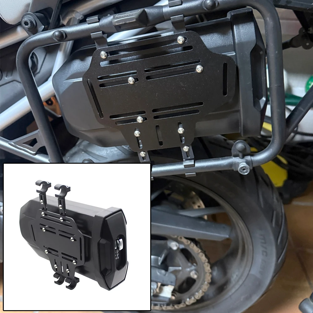 Neu für Kawasaki KLE500 KLE 500 2026 Motorradzubehör Seitliche Werkzeugbox Wasserdichte dekorative Werkzeugkiste Erste-Hilfe-/Pannenhilfe-Set