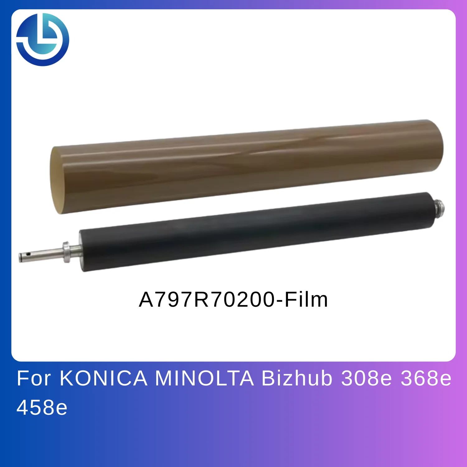 

Fuser Belt for KONICA MINOLTA Bizhub 308e 368e 458e Fuser Film Sleeve BH308 BH368 BH458 Lower Pressure Roller A797R70200-Film