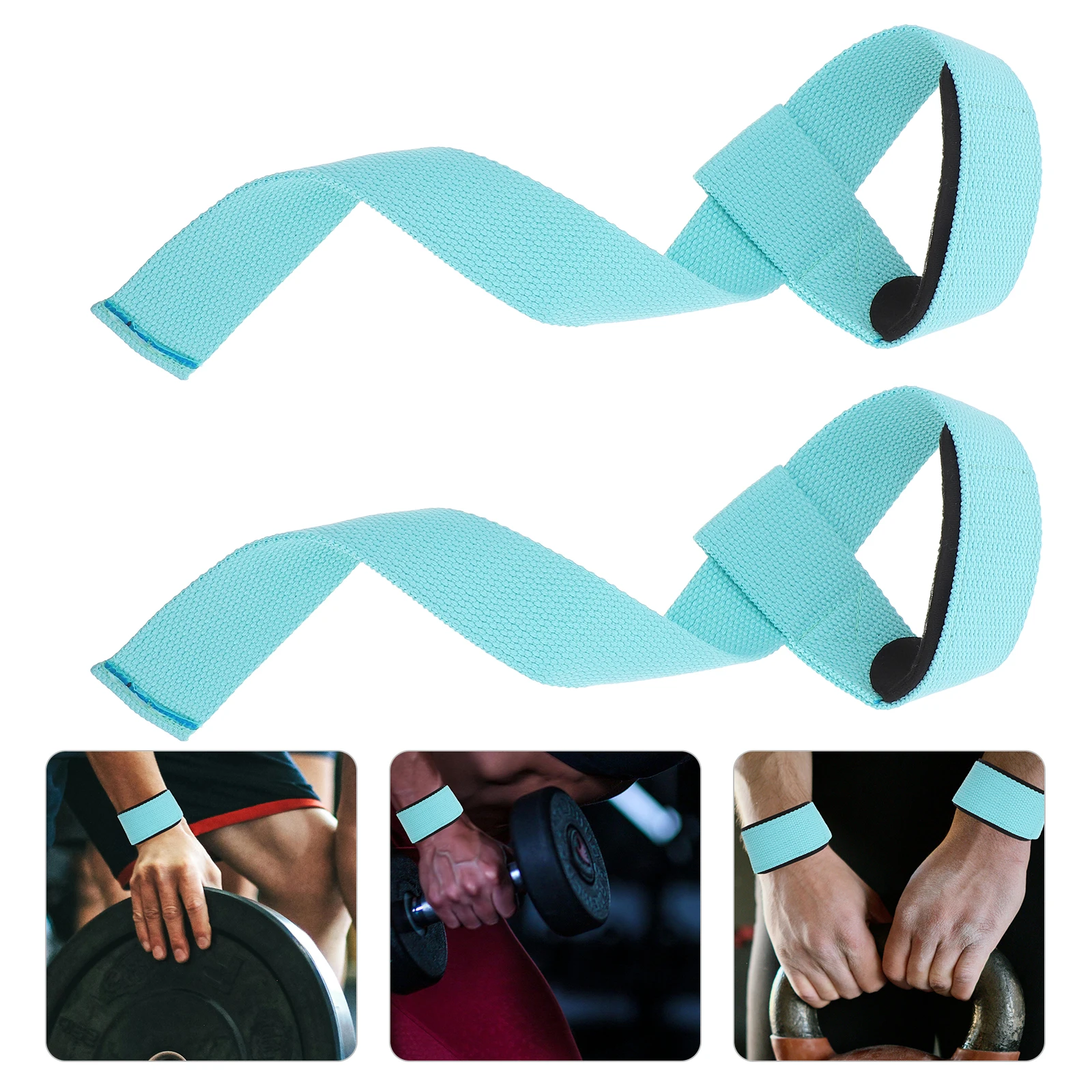 

Fitness Wrist Guard Weightlifting Grip Strap Anti-slip Deadlift Training Pink Workout Lifting Strap Stable Material