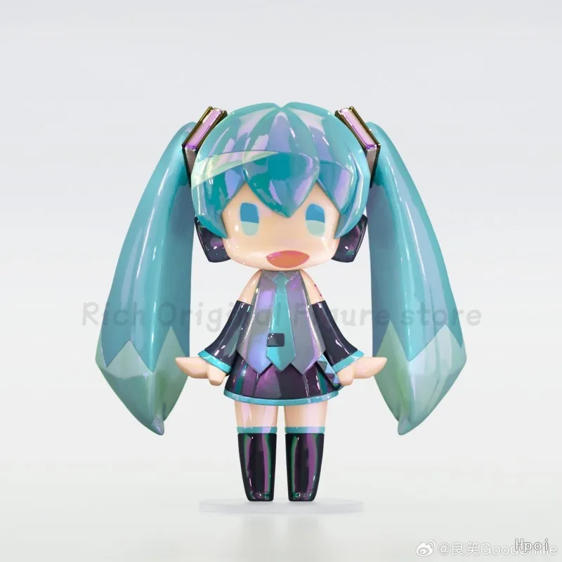 【재고 있음】오리지널 GSC 헬로우! 굿 스마일 피아프로 하츠네 미쿠 오로라 컬러풀 버전 애니메이션 피규어 모델 장난감 장식품