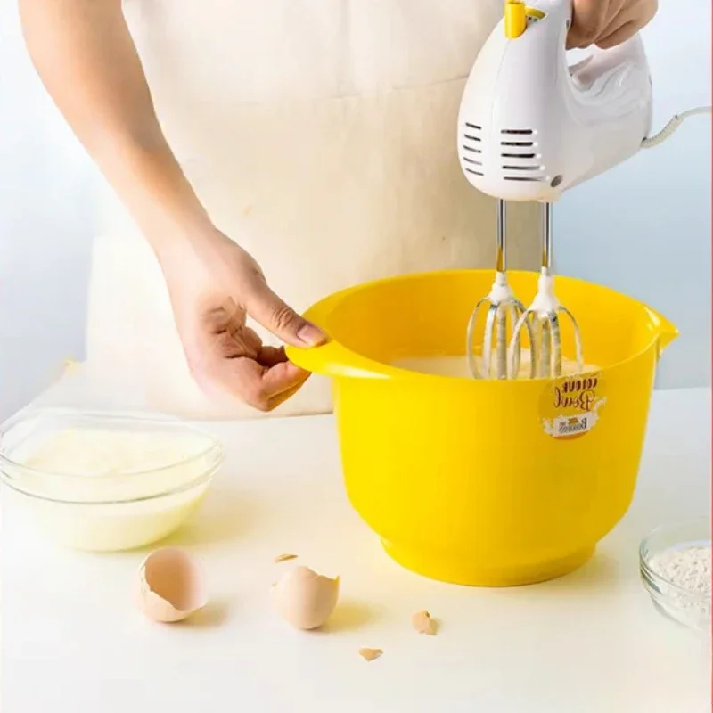 Versatile Deep Mixing Bowl for Kitchen Use Household Noodle Cake Whipping Baking Tool Egg Basin Mixing Solution