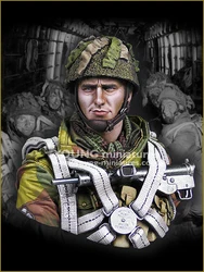 1/10 British Paratrooper Operation Market Garden 1944 Resin Figure Bust GK Military subject matter WWII Uncoated No colour