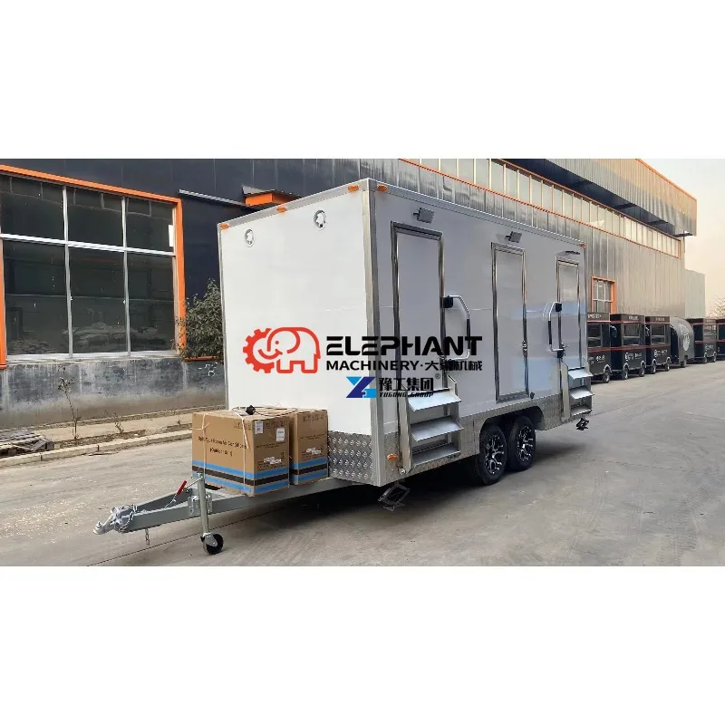 2026 Original Luxury Portable Restroom Trailer for Portable Toilet Container with Tailored Colors for Trailer Applications