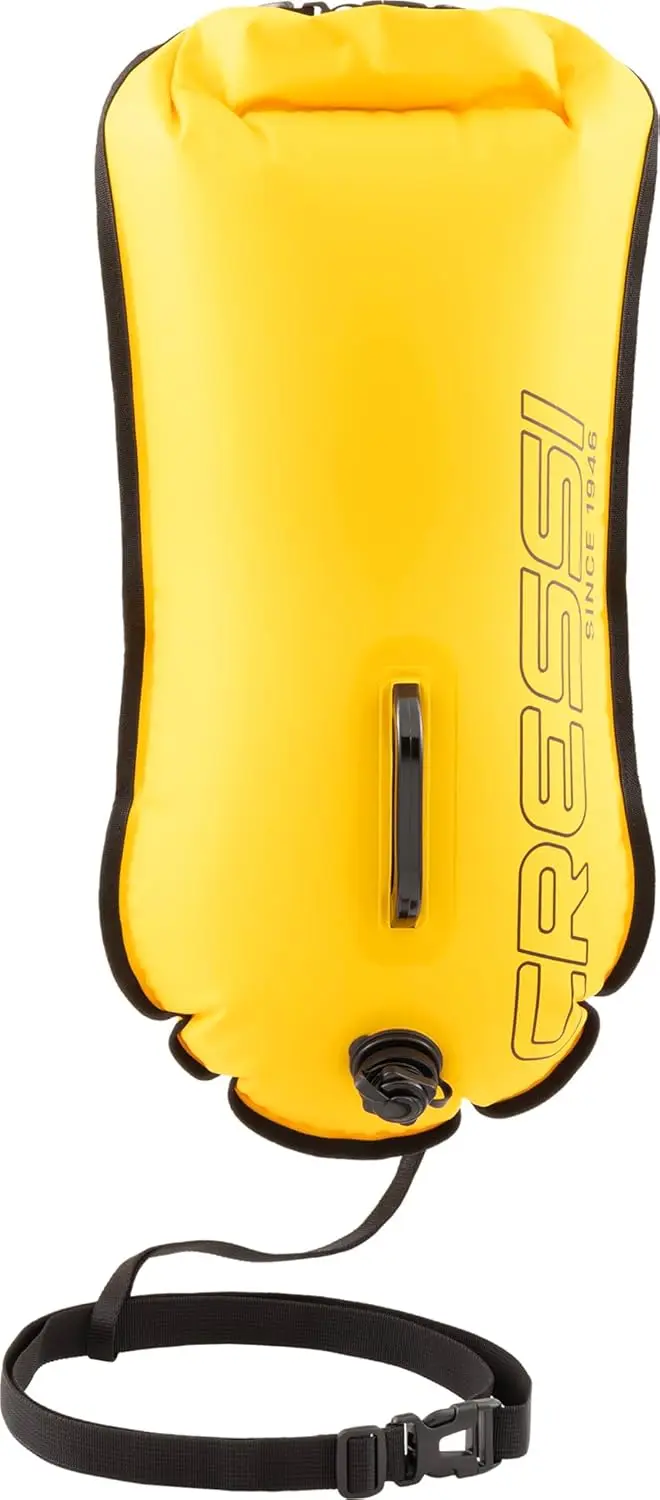 

Pool Floats & Inflatables, 28L Yellow Buoy with Dry Storage, Quick Inflation