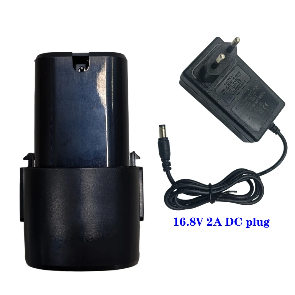 for Electric Screwdrivers, Drills, Mini Angle Grinders, and Other Power Tools 16.8V Battery 2/3/4Ah Universal Lithium Battery