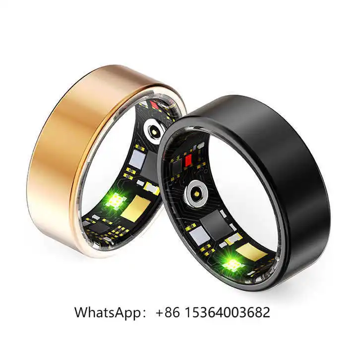 

Ip68 Smart Ring R11M Finger Ring Fitness Tracker Sleep Monitor Wearable Devices App Control