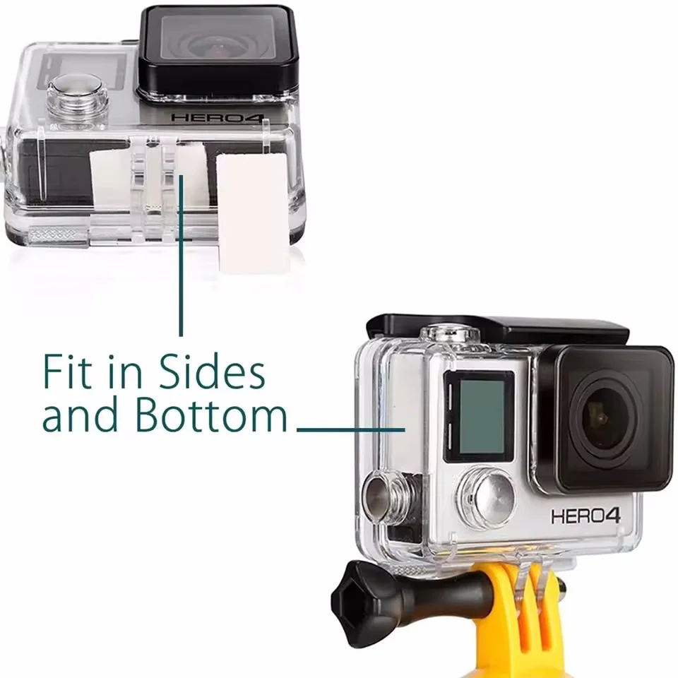 12 قطعة/المجموعة/مجموعة شريط مضاد للضباب مضاد للضباب لـ GoPro Hero8 7 6 5 4 3 3 2 SJ4000 Yi 2 4K 4 K جلسة مضادة للضباب