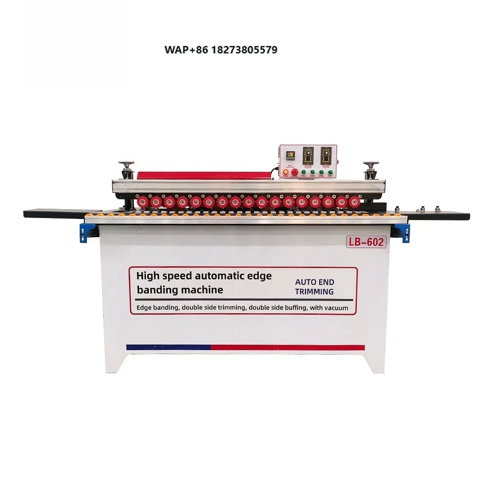 LB602 Fully Automatic Mini Edge Bander Trimming Machine PVC MDF ABS Wood Edge Banding Machine for Wooodworking
