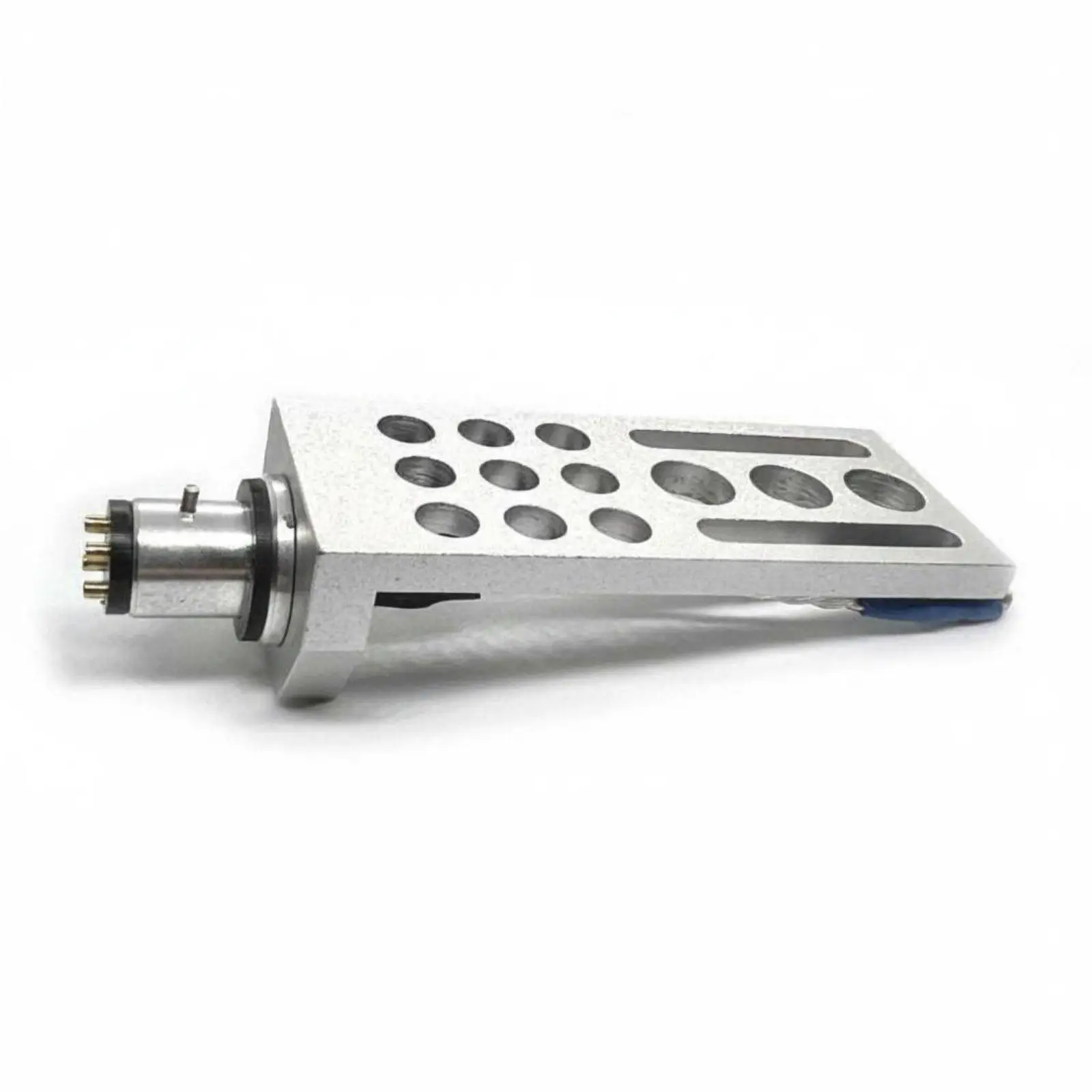 Aluminum Record Player Mount Adjustable Headshell Tonearm Holder Silver Wire Phono Accessory for LP