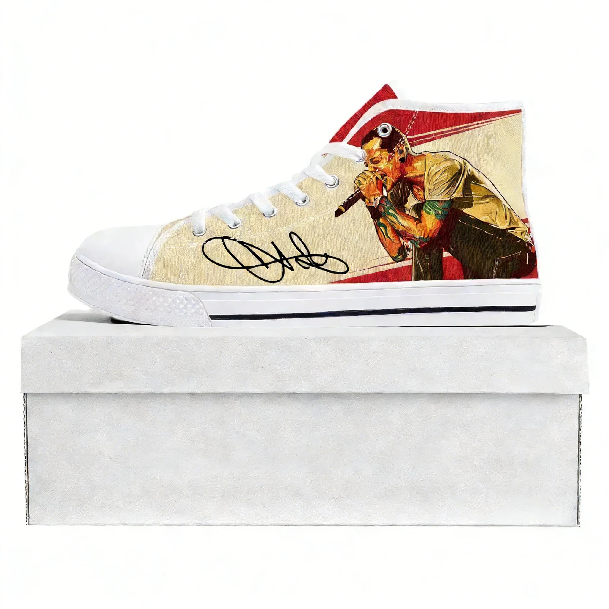 

Chester Park High Top Sneakers Mens Womens Teenager Canvas High Quality Sneaker Casual Custom Made Shoes Customize Shoe Black