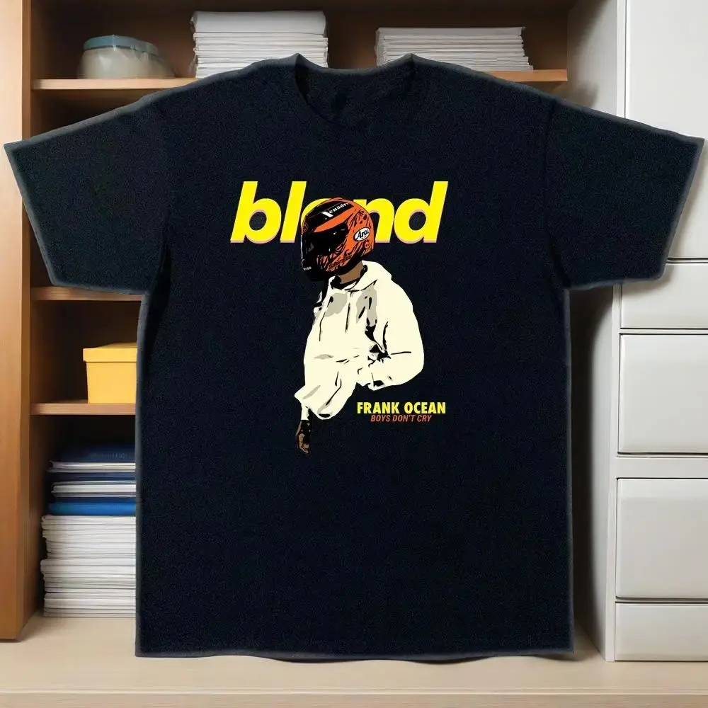 

2025 Vintage Frank Ocean Blond Camiseta Hombres Moda Urbana Hip Hop Pop Cantante De Música R & B