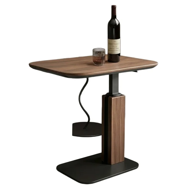 Side table, liftable sofa side table small apartment, living room household rack corner table, coffee table small table