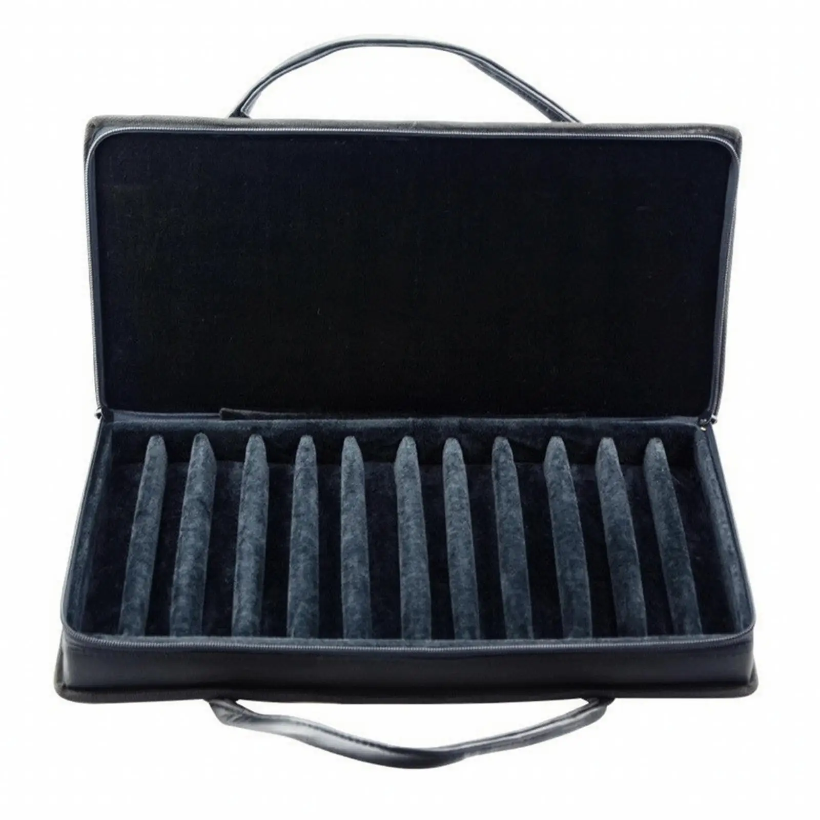 zippered-harmonica-carry-case-with-soft-slots-safeguarding-harmonica-case-with-padded-compartments-portable-for-music-students