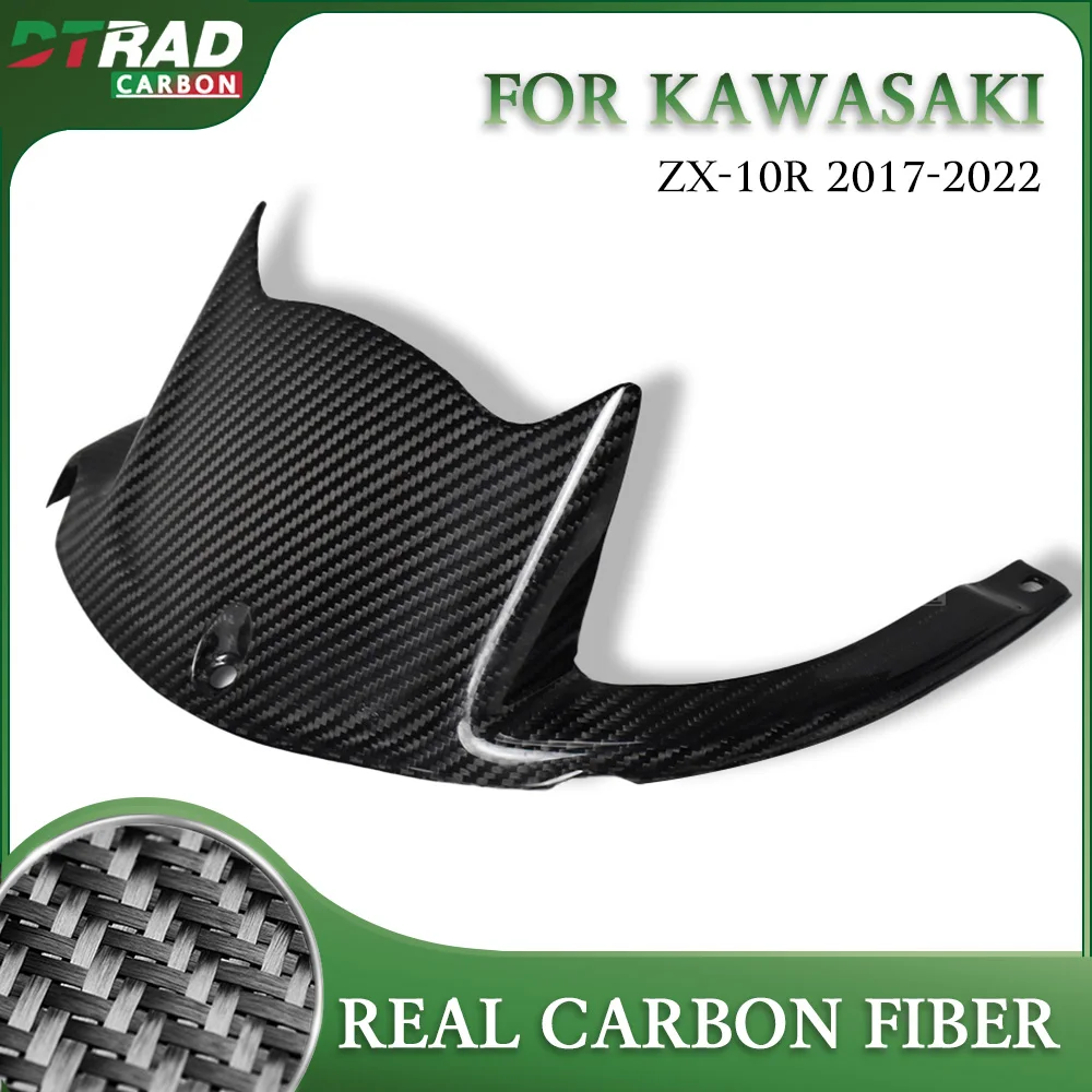 Real Carbon Fiber Rear mudguar For KAWASAKI ZX-10R ZX10R 2017-2022 2021 Motorcycle Fender Accessories Lightweight Mudguard Cover