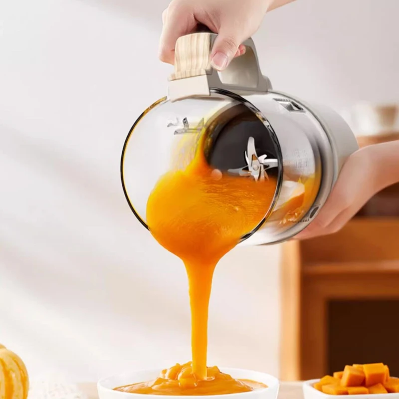 Máquina De leche De soja De grano, licuadora eléctrica De poco ruido, 1,3 L, lavado De alta temperatura, esterilización en caliente, Licuadoras De Cocina