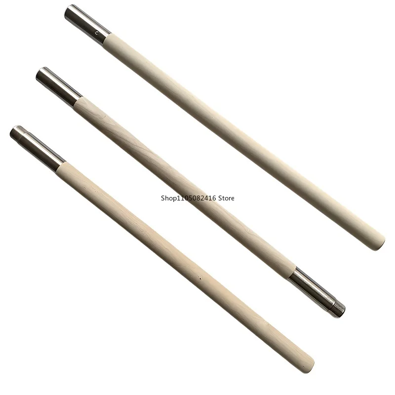 160 CM White Wax Pole Folding Martial Arts Stick Splicing Shaolin Stick Combination Stick Three Section