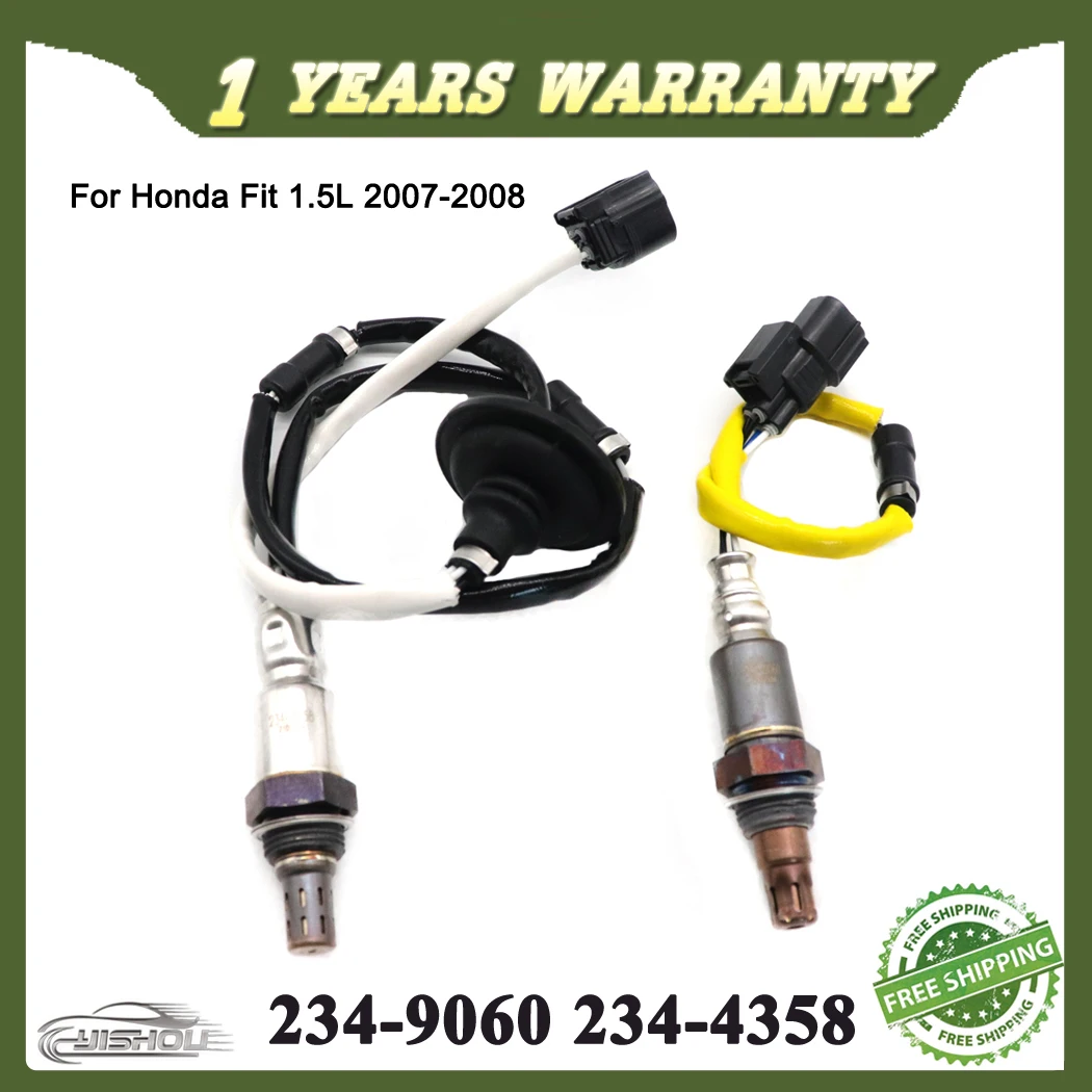2 pces novo carro upstream & downstream sensor lambda de oxigênio o2 234-9060 234-4358 para honda apto 1.5l 2007-2008 2349060 2344358