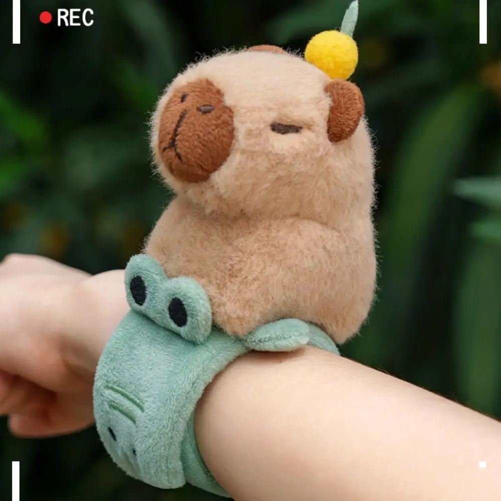 Plush Toy Cat Slap Bracelet Series Simulation Cute Doll Plush Doll Slap Bracelet 25cm Soft Capybara Plush Wrist Band Home Decor