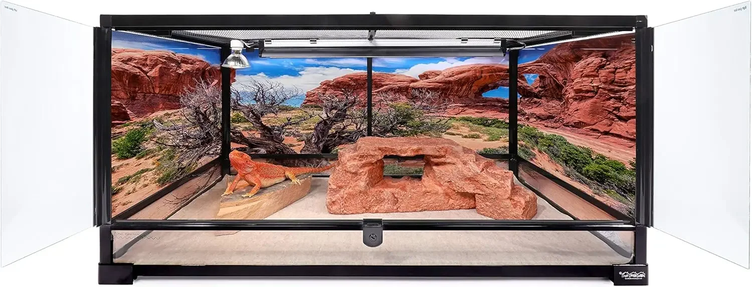 

Carolina Custom Cages 36Lx18Wx18H Large Terrarium Easy Assembly