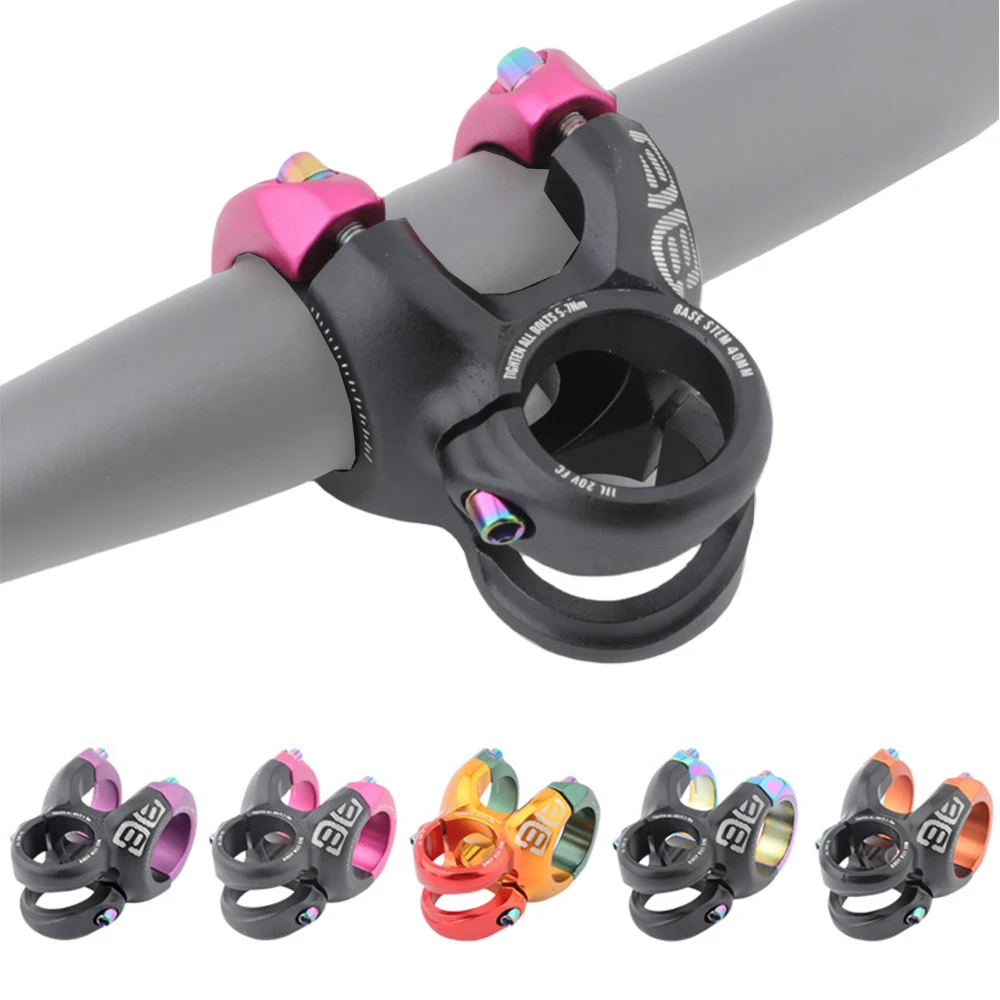 Bicycle Stem Riser 40mm UltraLight MTB Road Cycling Adjustable Handlebar 31.8/35mm Clamp Short Power Bridge