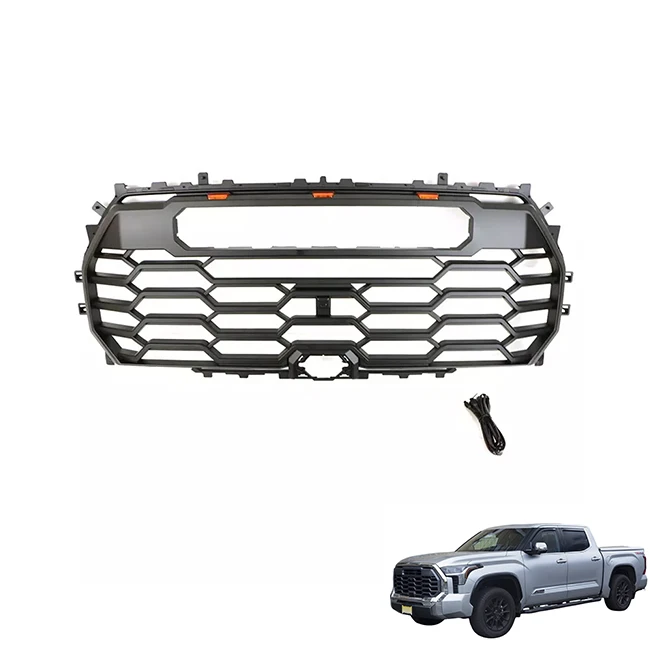 

Accessories 4x4 Offroad Parts 2022+ Black ABS Plastic Car Bumper Grill Fit For Toyota Tundra