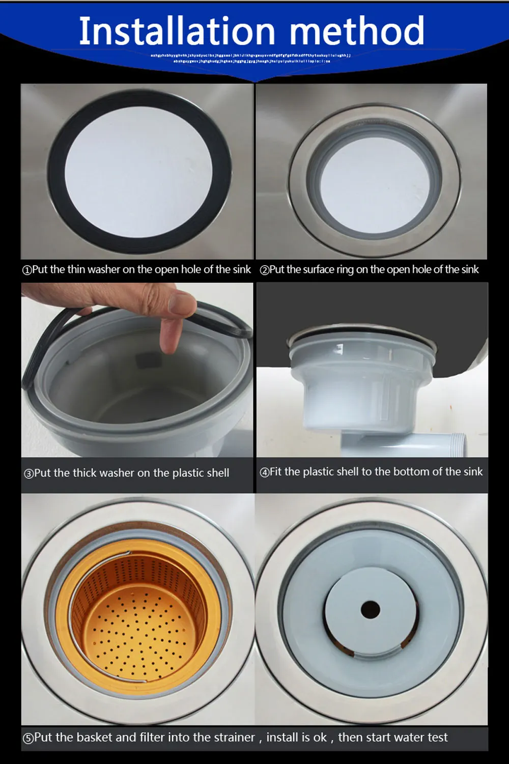 Talea Jumbo Drenagem Waste Kit 185MM,XP161