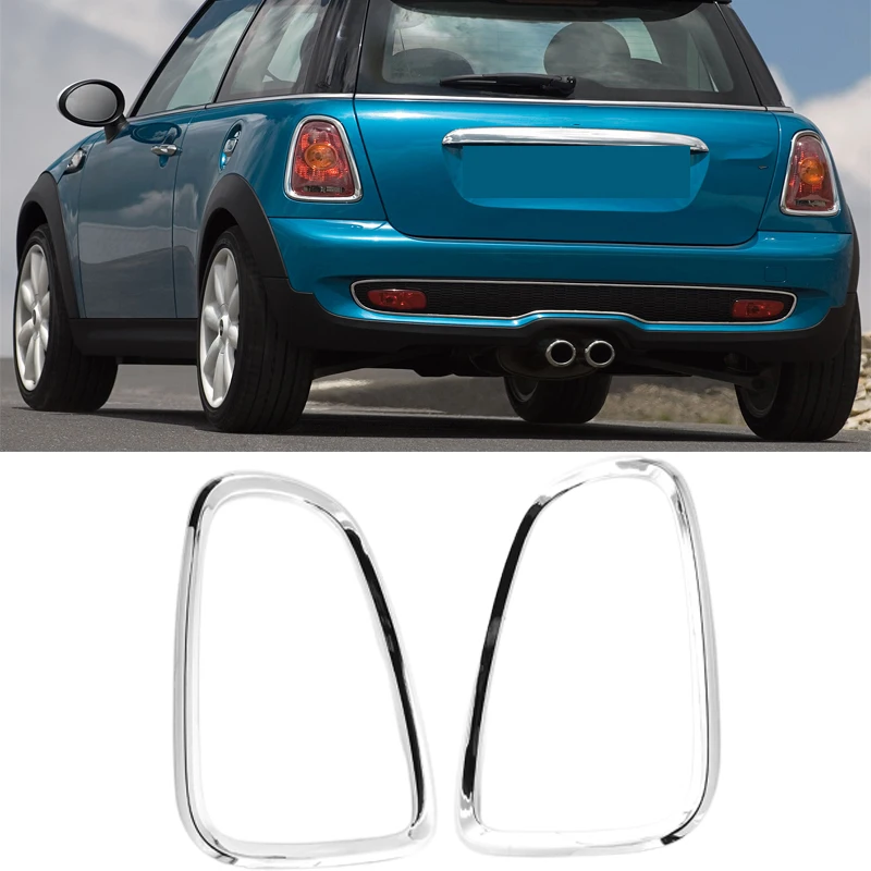 

2pcs Car Tail Light Cover For BMW Mini Cooper R56 R57 R58 R59 2007-2013 Tail light Ring Decorative Frame Car Accessories