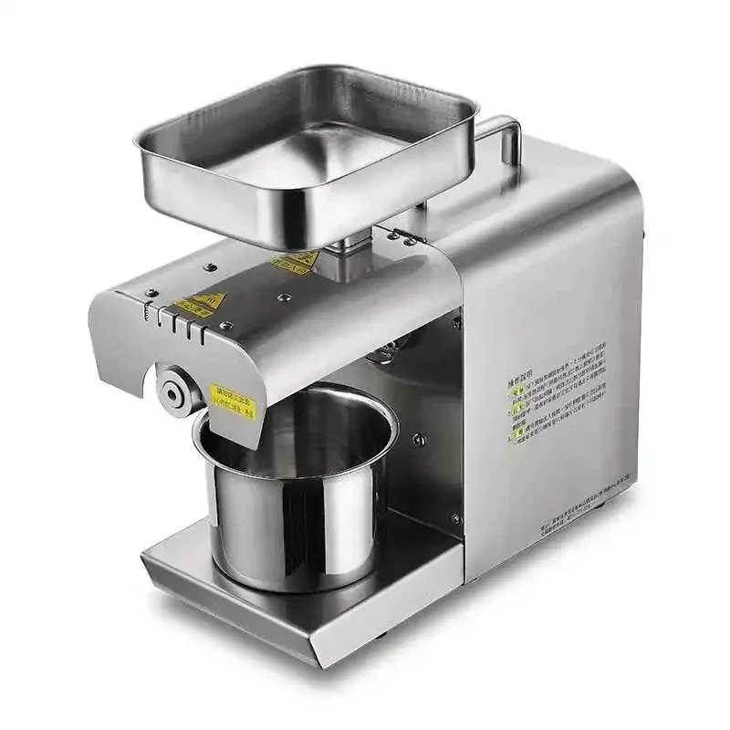 700W Automatic Hot Cold Oil Expeller Olive Kernel Oil Press machine 110V/220V