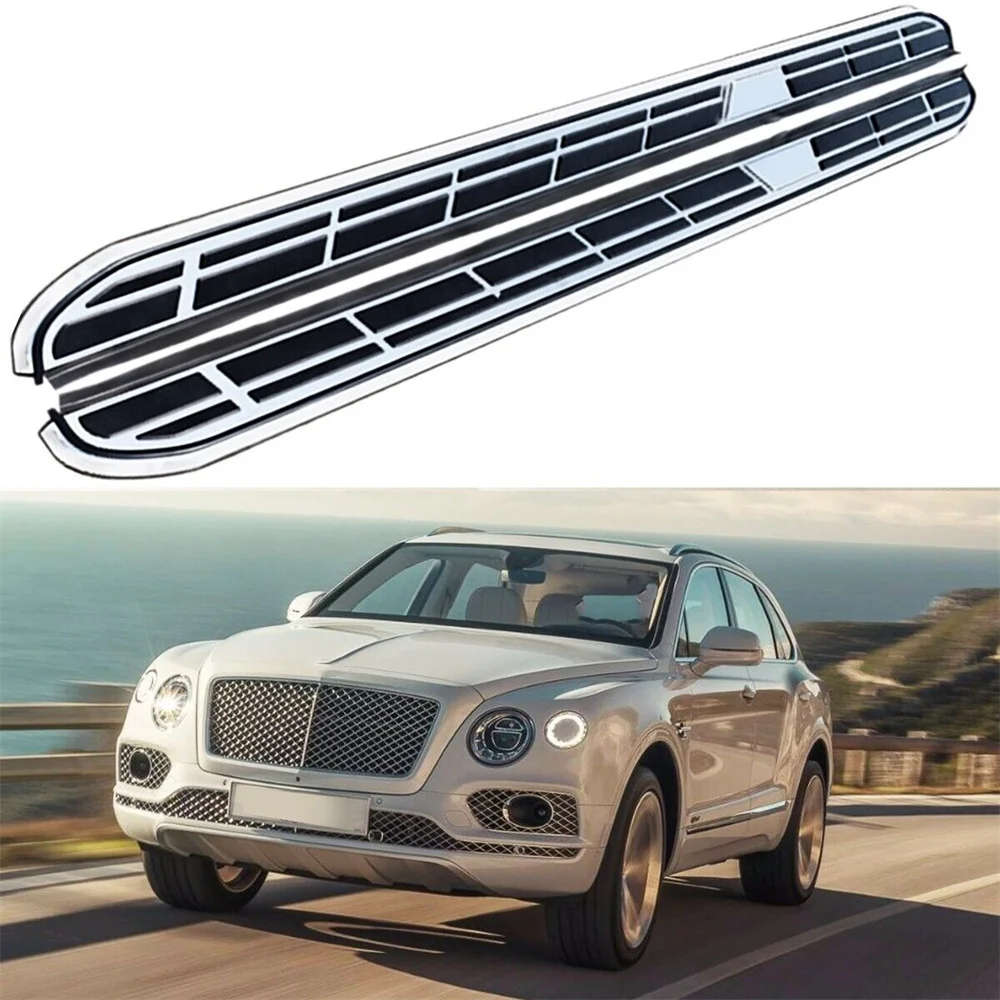 

Fits for 2016-2022 Bentley BentaygaSide Step Pedal Running Boards Nerf Bar