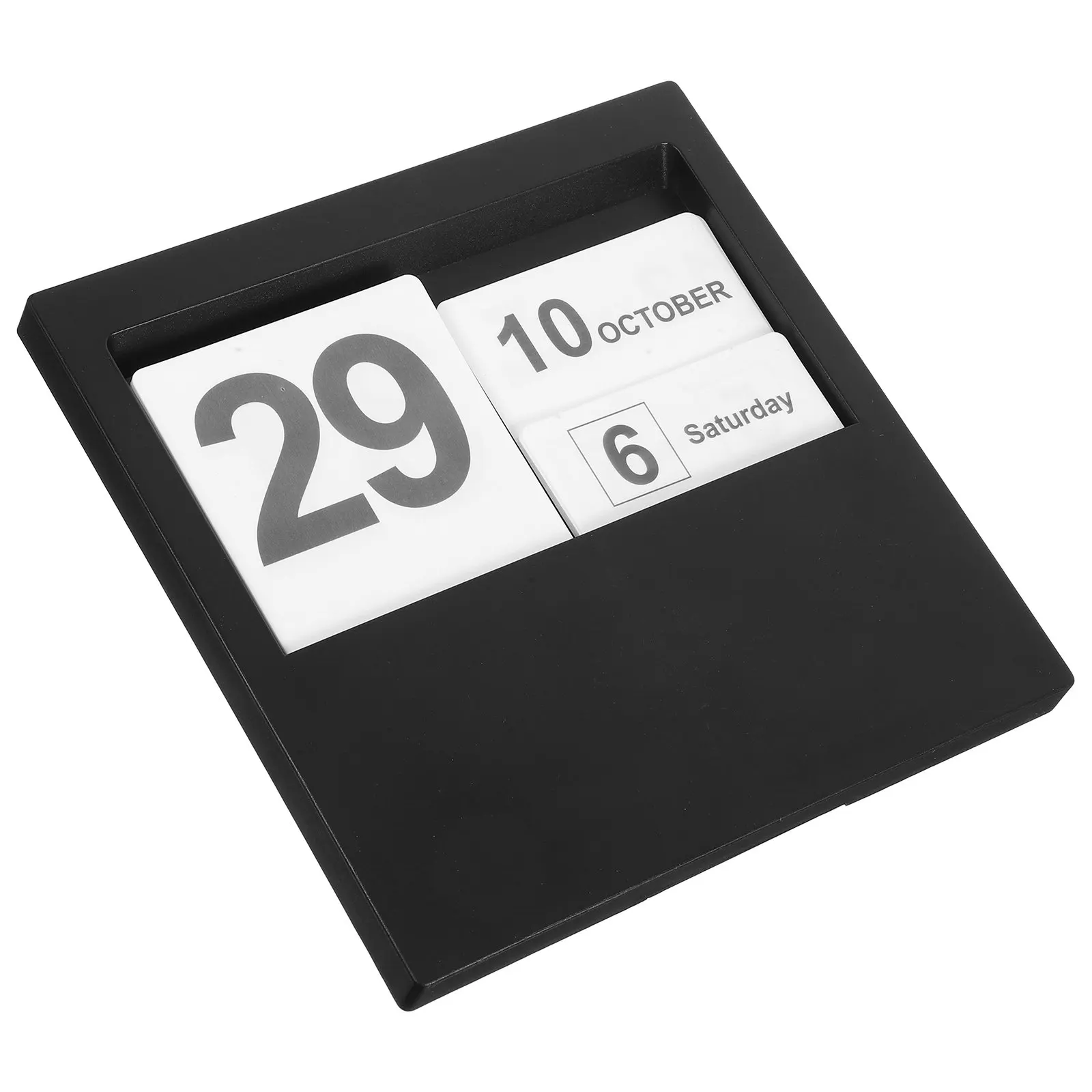 

Elegant Wooden Table Calendar Block Design Modern Home Office Desk Decor 2024 2025 Date Planner Wooden Calendar Decorative Desk