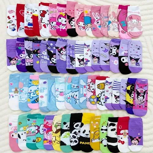 Imagen 1 del producto 10/20/30 Calcetines cortos multifuncionales de estilo deportivo doble para primavera/verano para mujer, cómodos para uso diario, calcetines informales