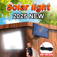 1/2PCS 172 LED Outdoor Solar Light Wall Lamp Outdoor Sunlight Motion Sensor Waterproof Solar Street Light Garden Courtyard Lamp